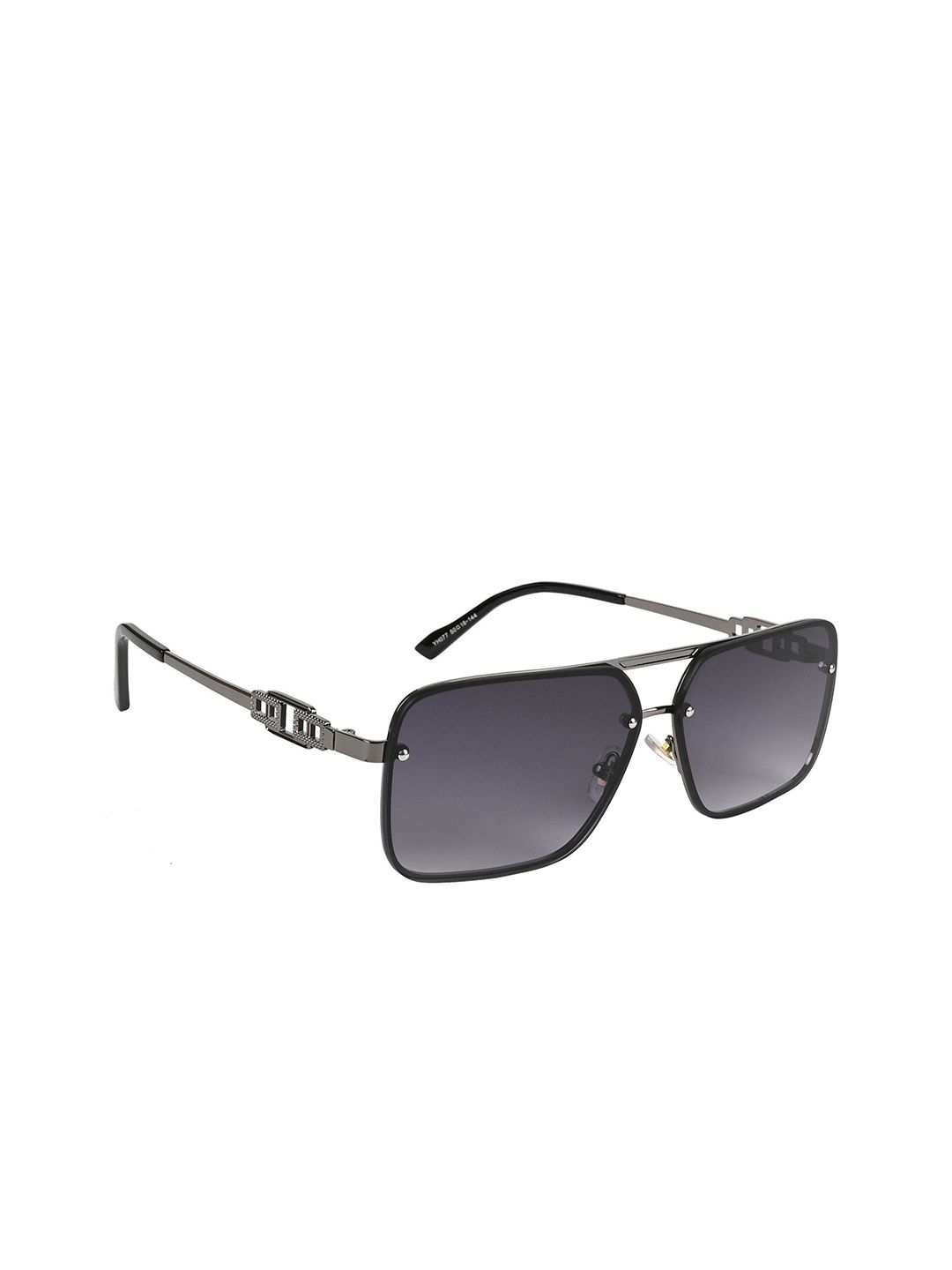 Mast & Harbour Adults Rectangle Sunglasses ES_94039-93-MH-YH077-GYPR-GNBK-RTWF-Grey-Purple