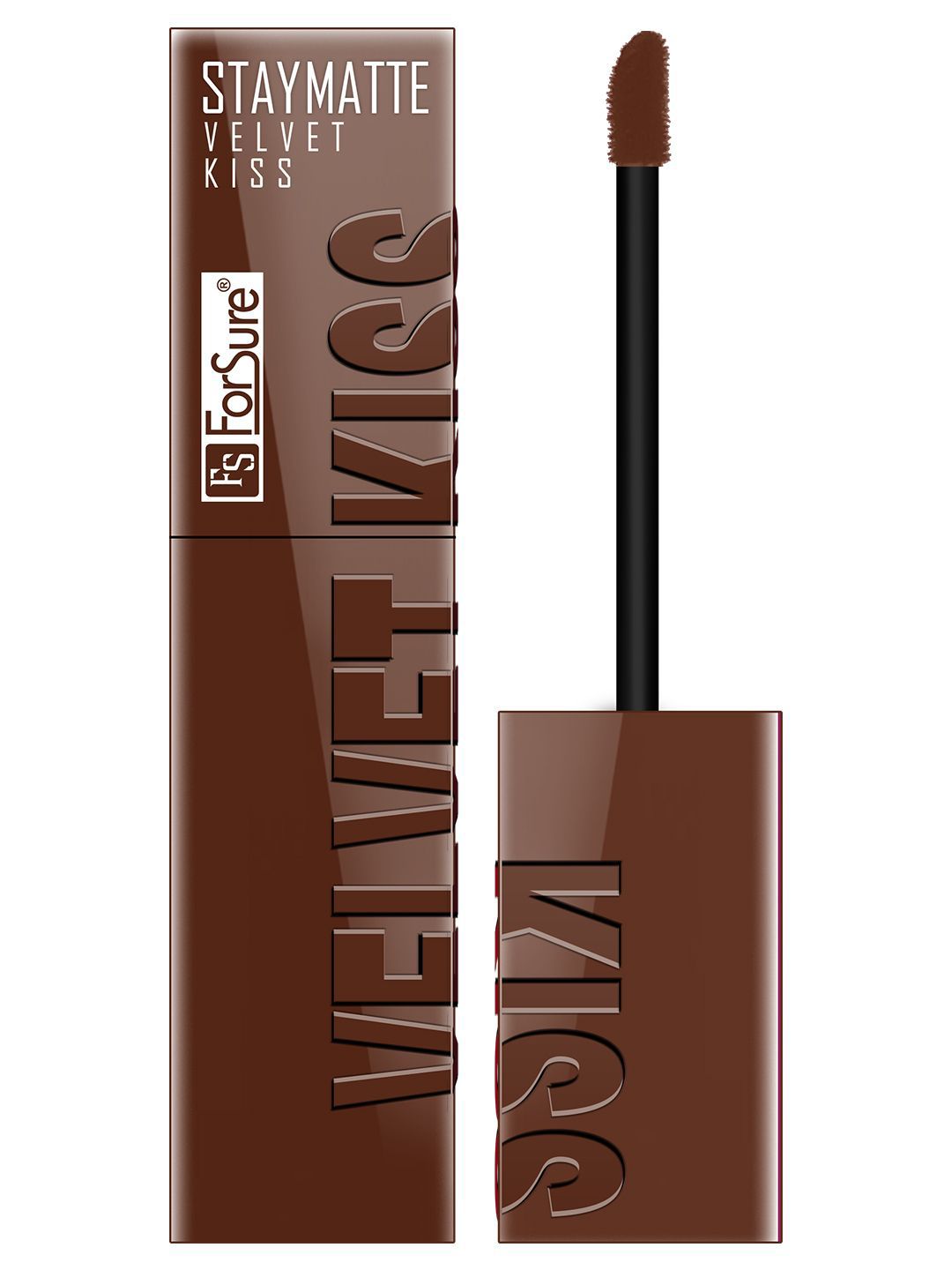 ForSure Velvet Kiss Non-Transfer Liquid Lipstick - 3.5 ml - Dark Brown 07