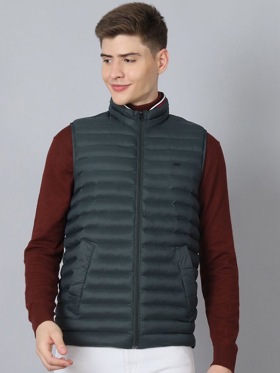 HOUSE OF VEDAS Men Lightweight Bomber Jacket