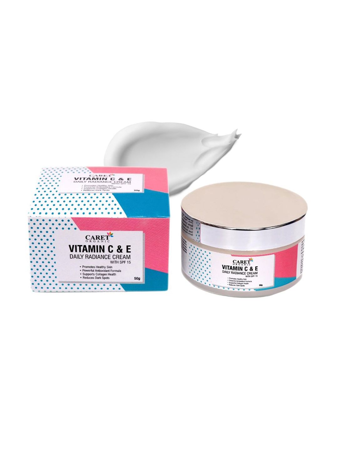 CARET ORGANIC Vitamin C & E Daily Radiance Cream - 50 g