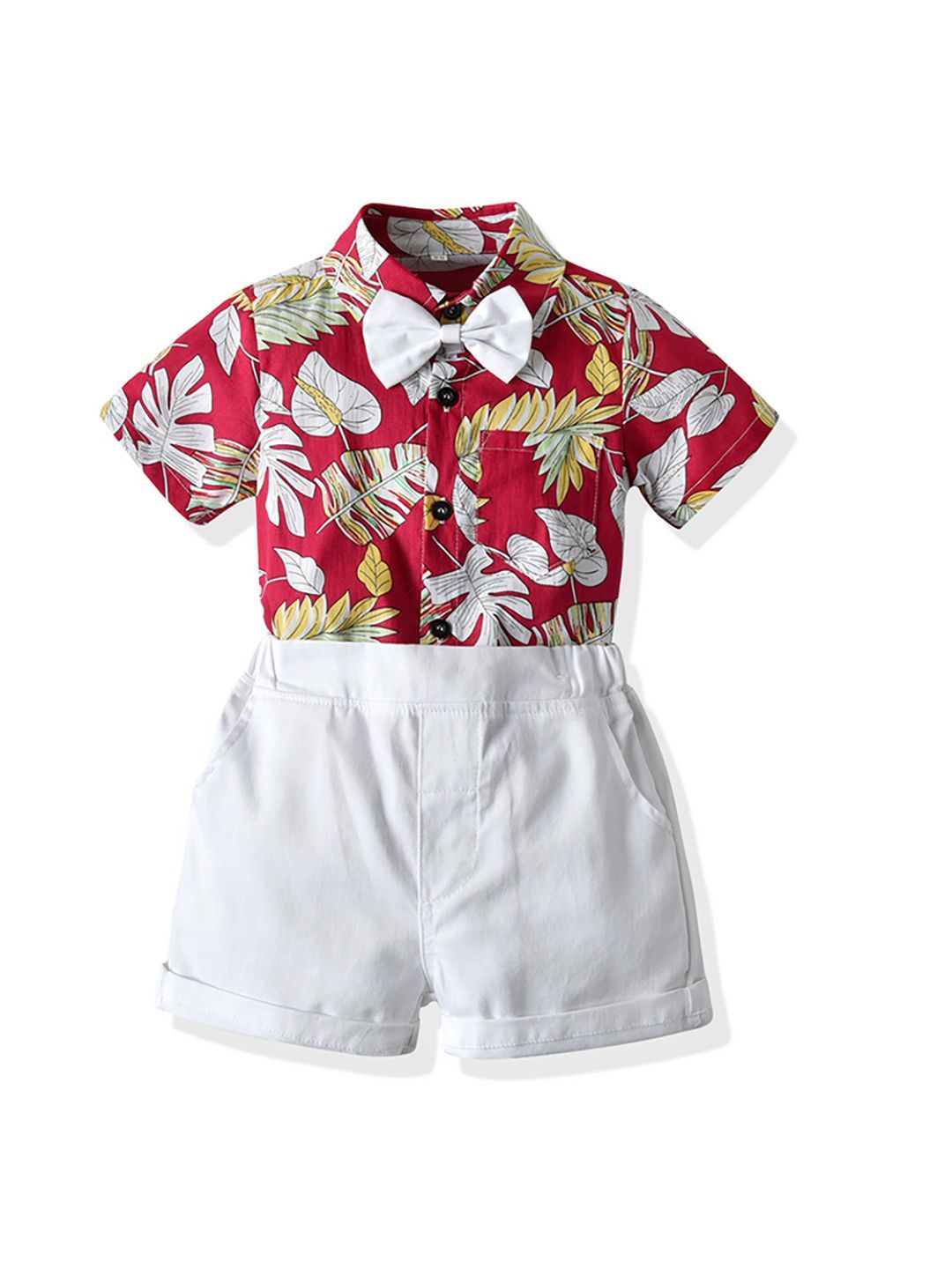 JC SPARKLE Boys Printed Shirt with Shorts