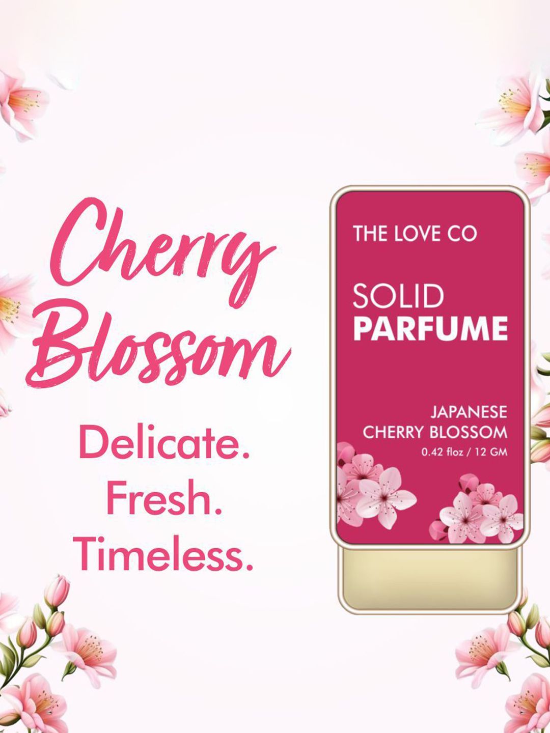 Buy The Love Co Japanese Cherry Blossom Solid Perfume- 12gm