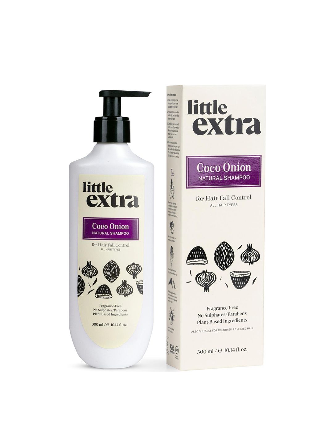 Little Extra Coco Onion Natural Shampoo- 300ml