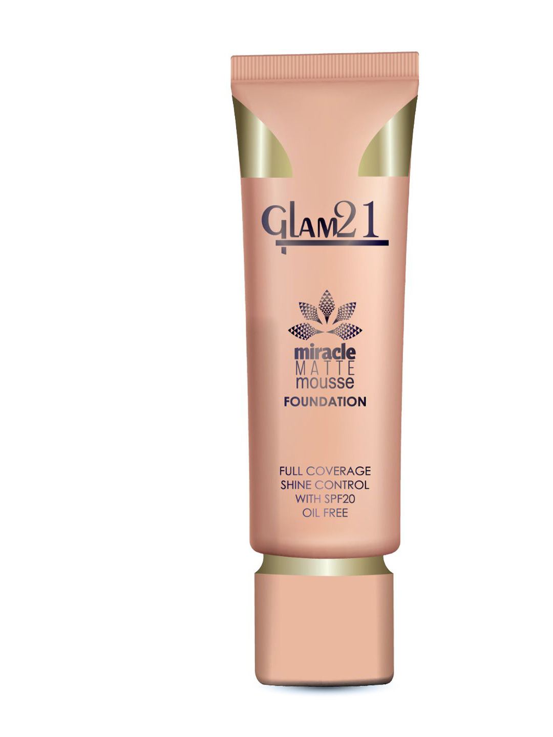 GLAM21 Miracle Matte Ultra-Smooth  & Hydrated Mousse Foundation - 35 g - Beige 02