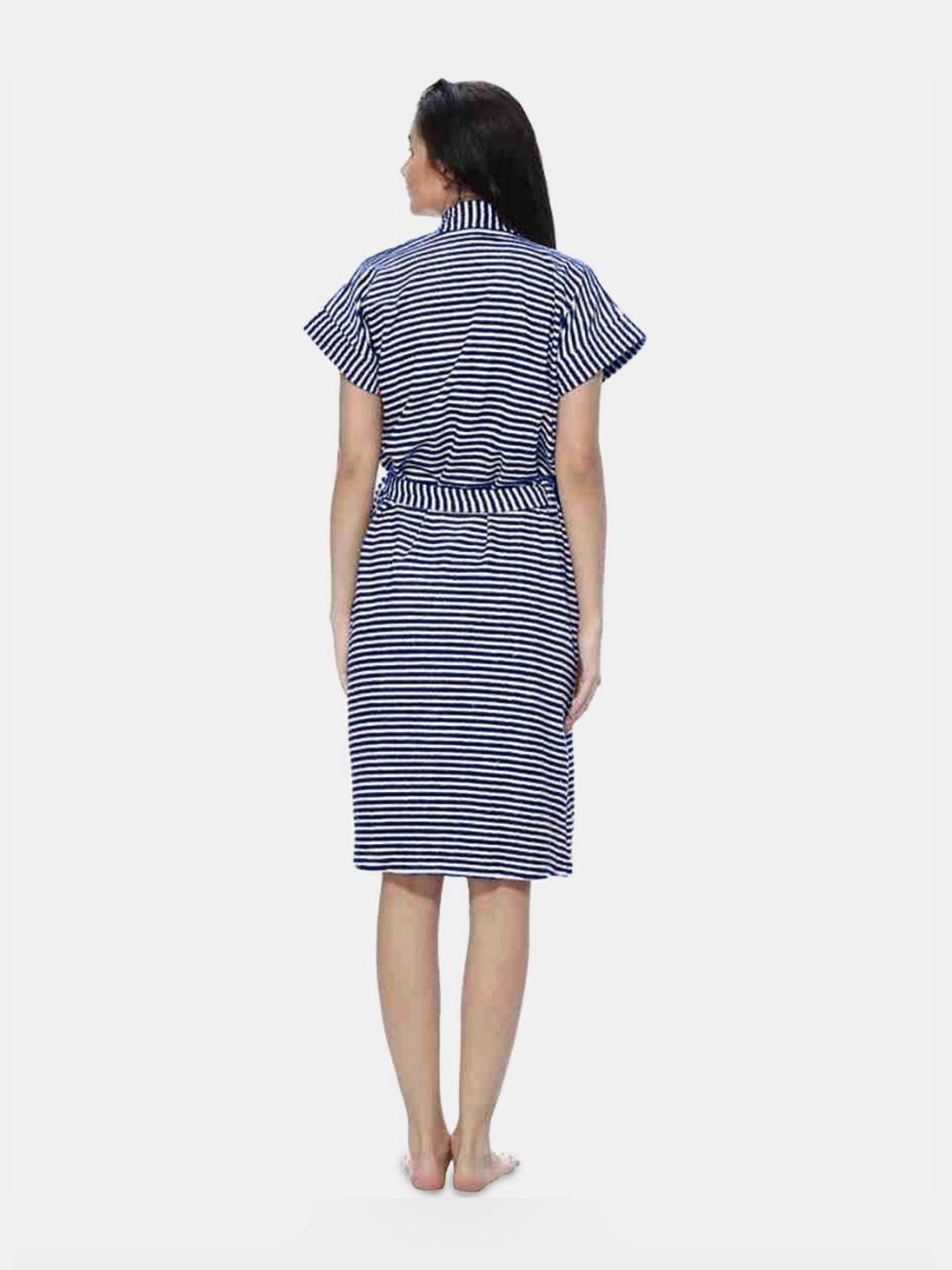 FILMAX ORIGINALS Striped Terry Bath Robe