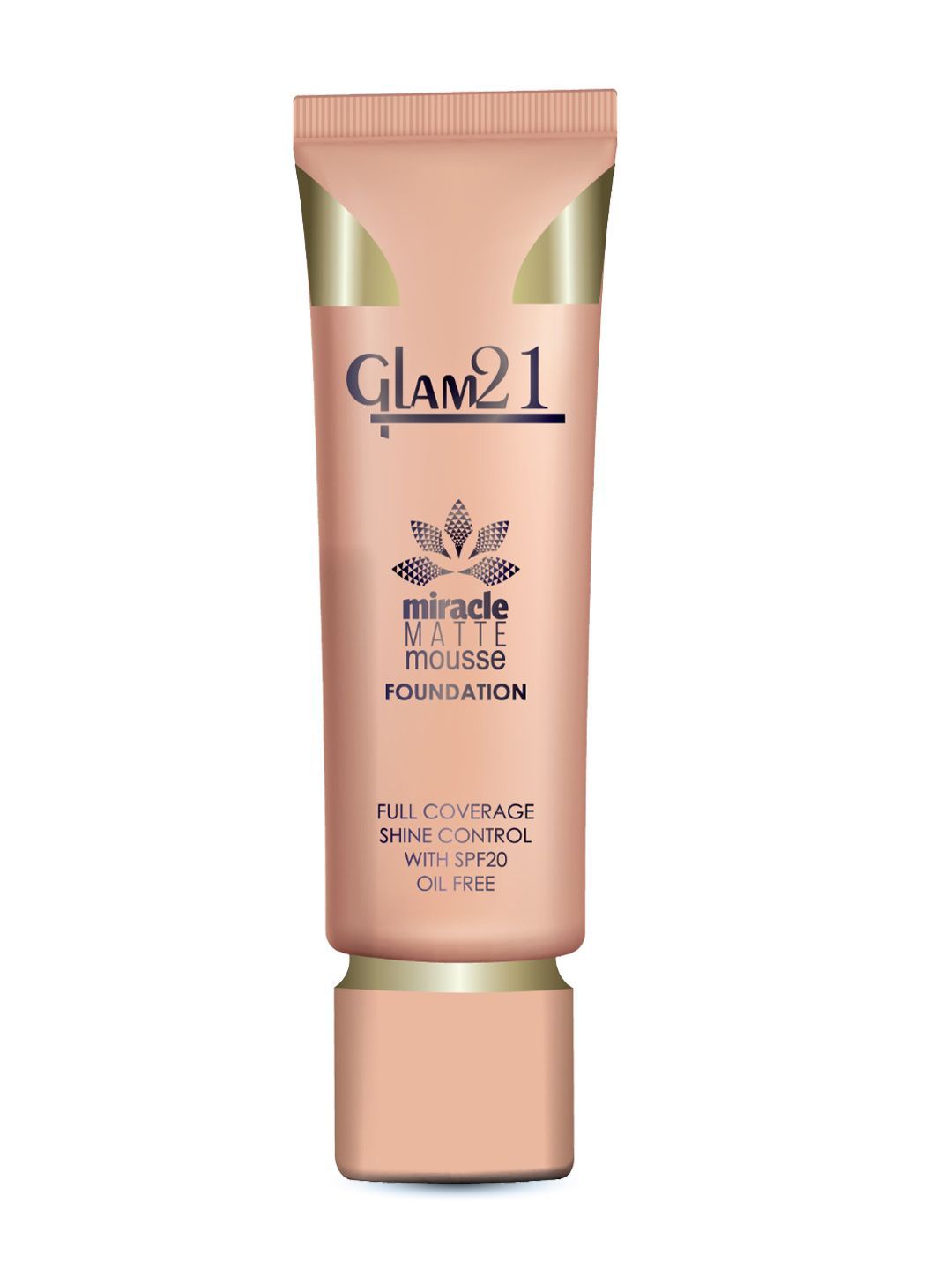 GLAM21 Miracle Matte Ultra-Smooth & Hydrated Mousse Foundation - 35 g - Warm Nude 03