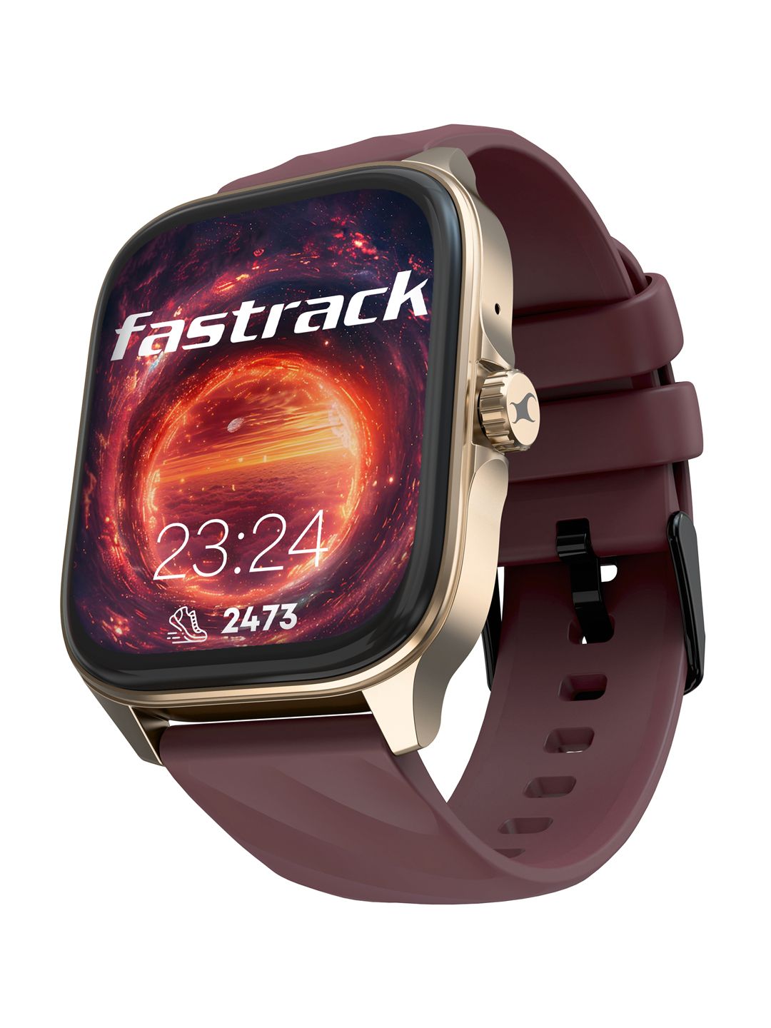 Fastrack Styler FS1 Pro1.97 AMOLED Display Functional Crown BT Calling IP68 Smart Watch