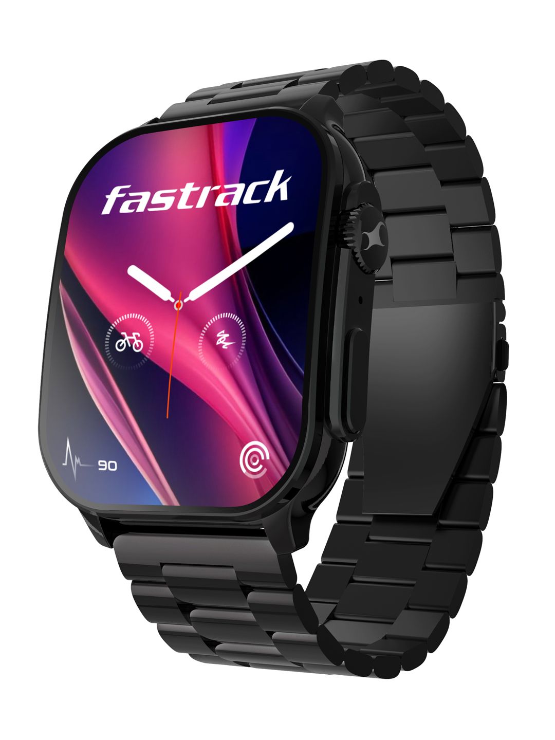 Fastrack Styler FS2 Pro 1.96 AMOLED Display BT Calling AI Voice Assistant IP68 Smart Watch