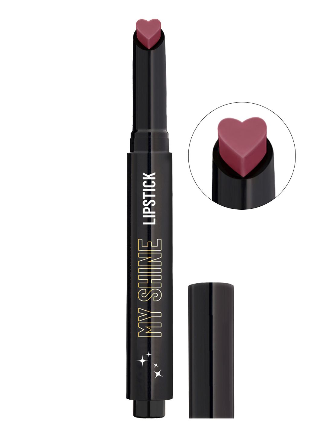 SWISS BEAUTY My Shine High Pigmented & Long-Lasting Lipstick - Mystic Brown 06