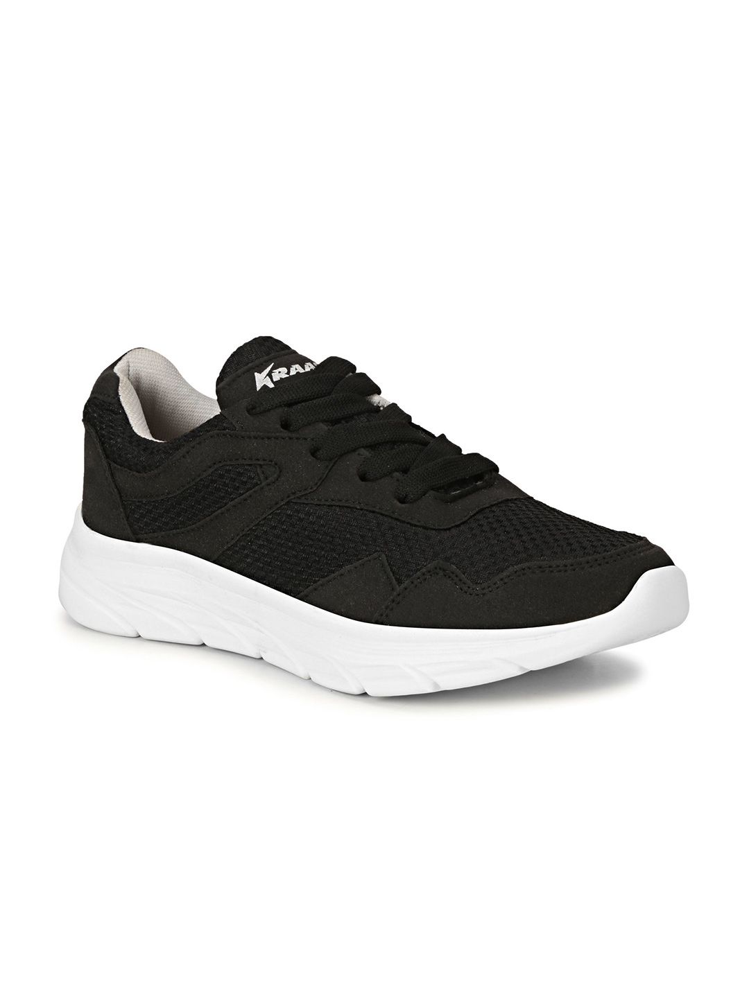 KRAASA Sole Black Mesh Running Shoes
