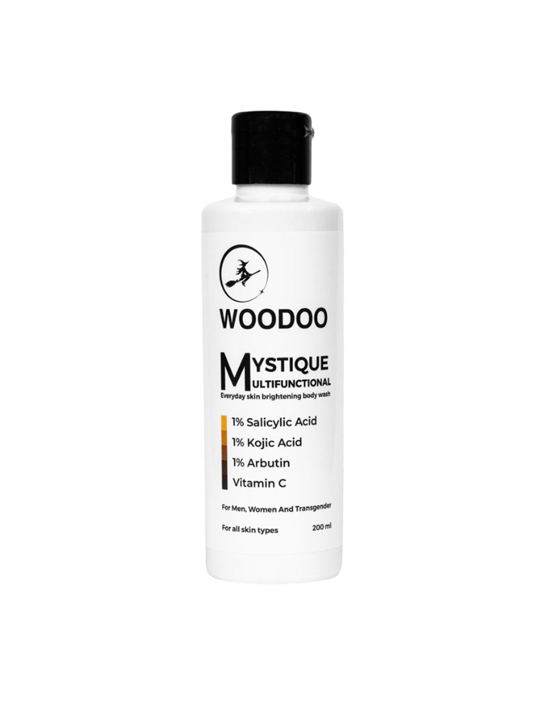 Woodoo Mystique Multifunctional Everyday Skin Brightening Body Wash - 200ml