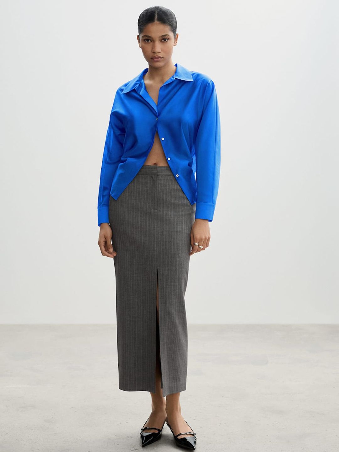 Satin-Finish Shirt