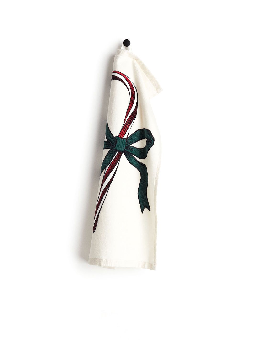 H&M White Christmas Motif guest Towel