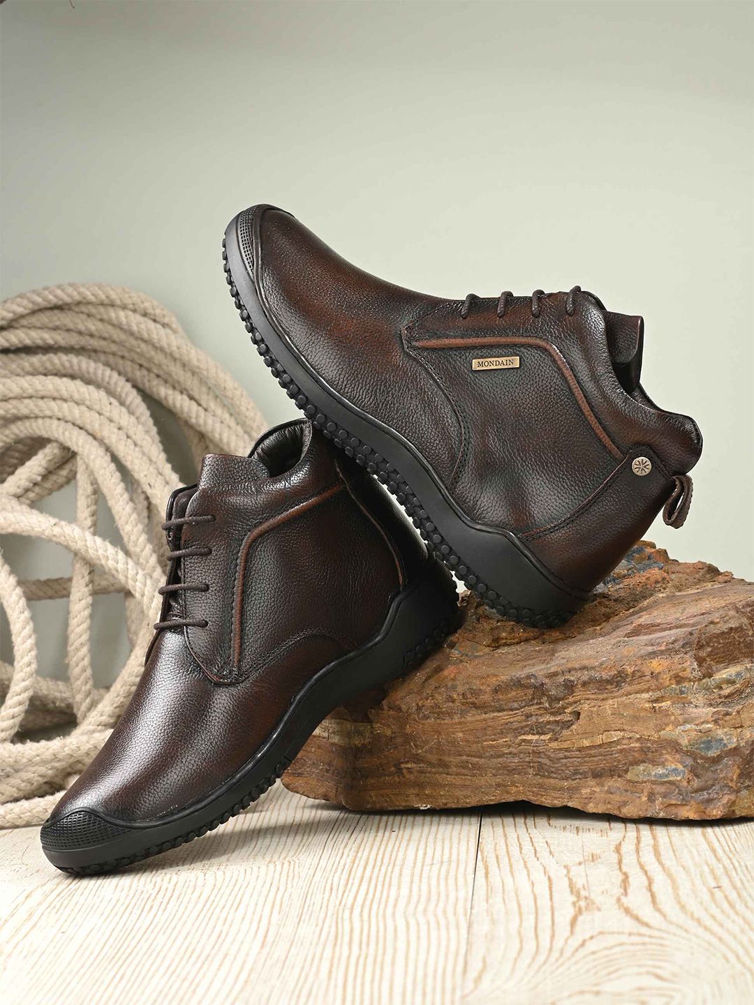 MONDAIN MONDAIN Men Leather Boots