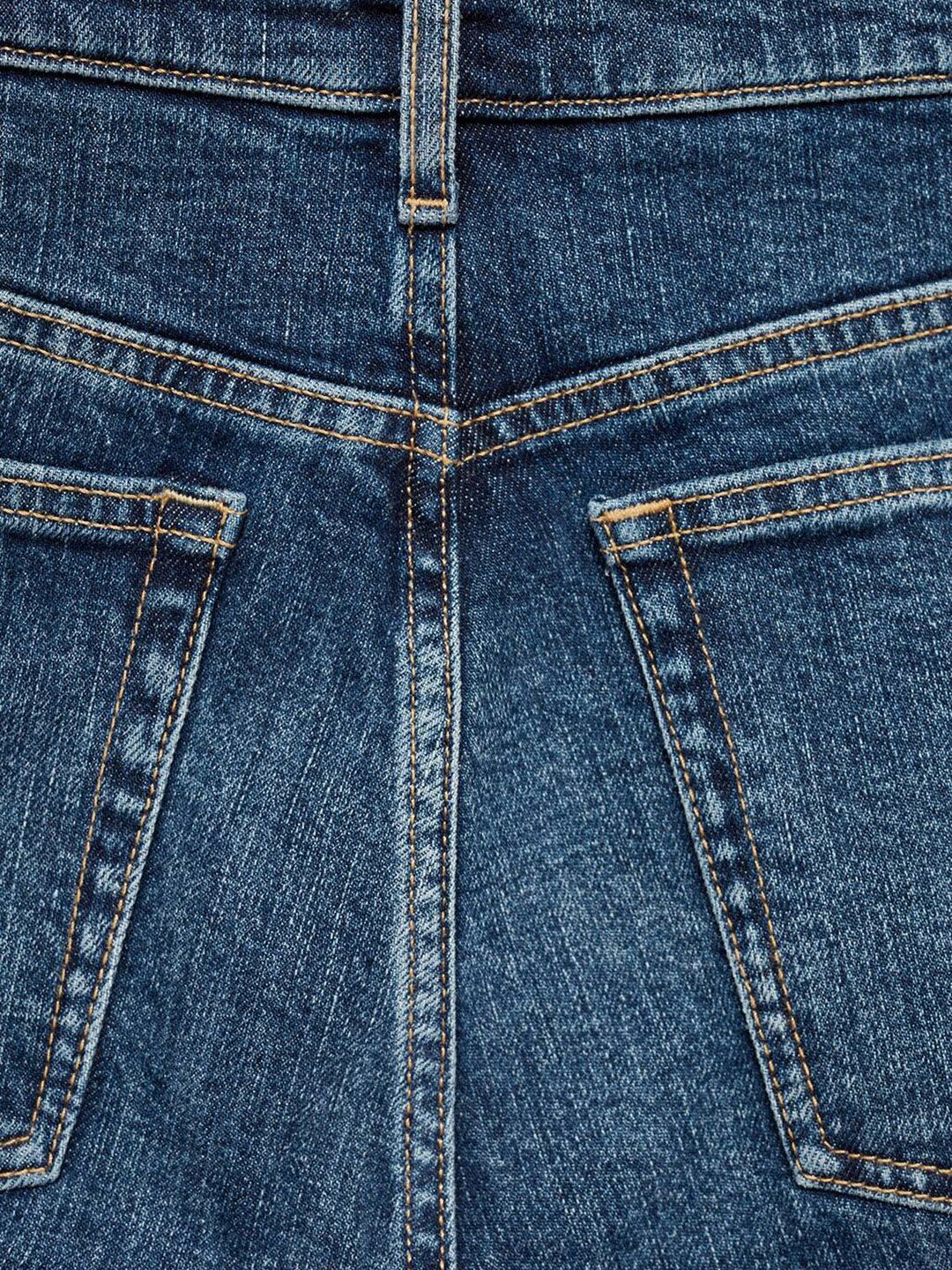 Slim Fit Light Fade Stretchable Cropped Jeans