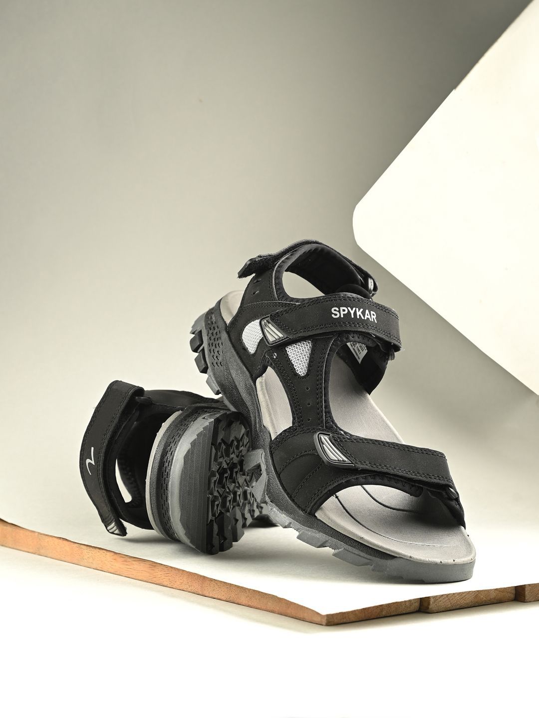 SPYKAR Men PU Comfort Slip-On Sandals