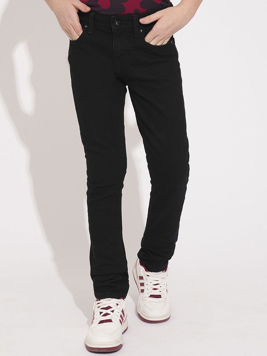 Jack & Jones Junior Boys Straight Fit Stretchable Jeans