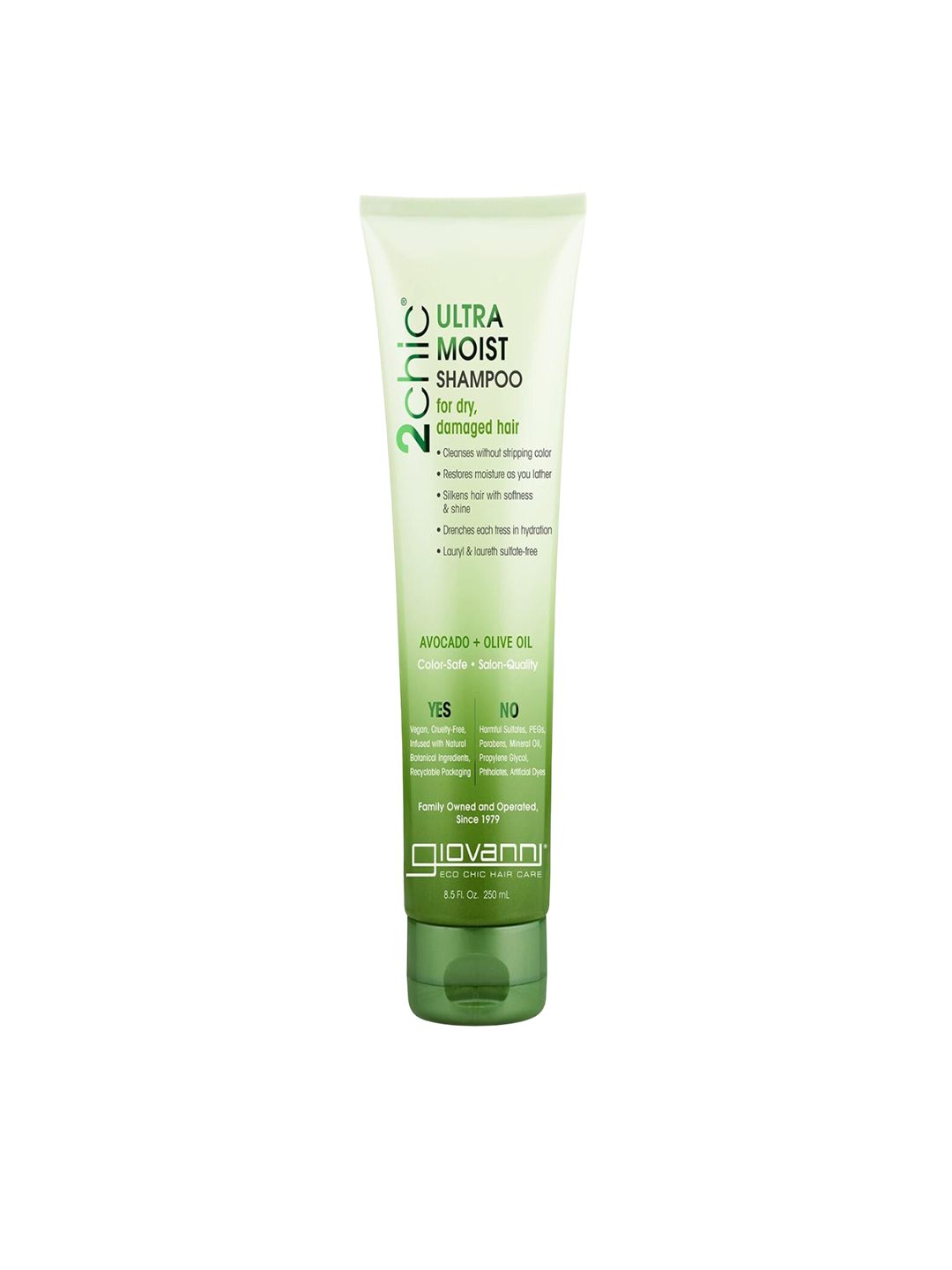 Giovanni Cosmetics 2 Chic Avocado & Olive Oil Ultra Moist Shampoo- 250ml