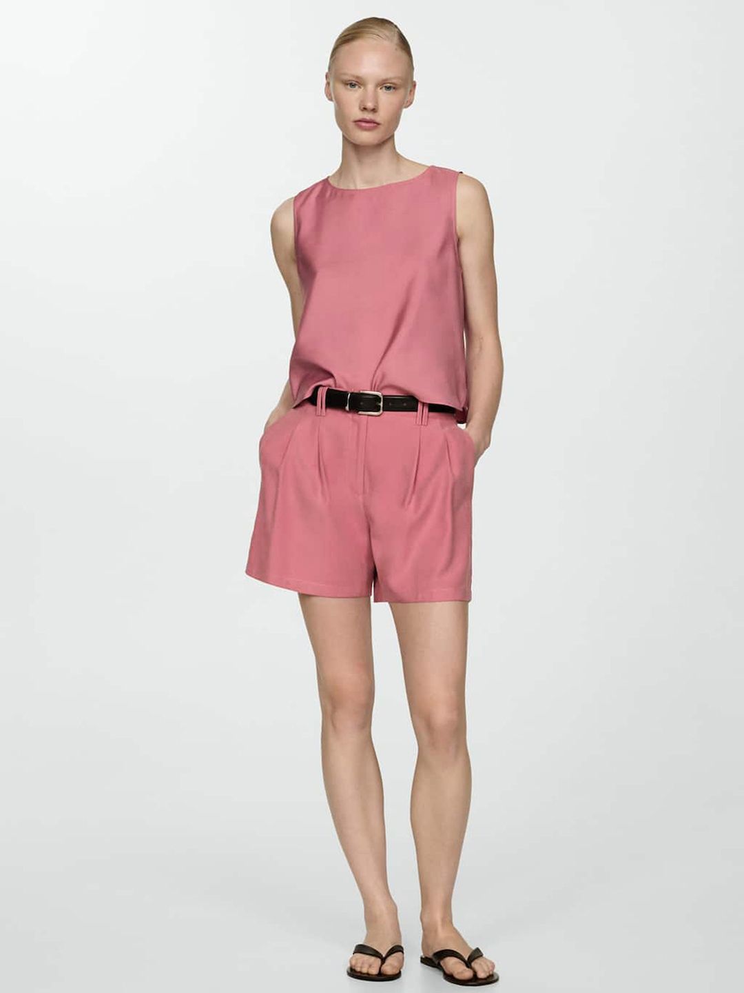 Pleated Shorts