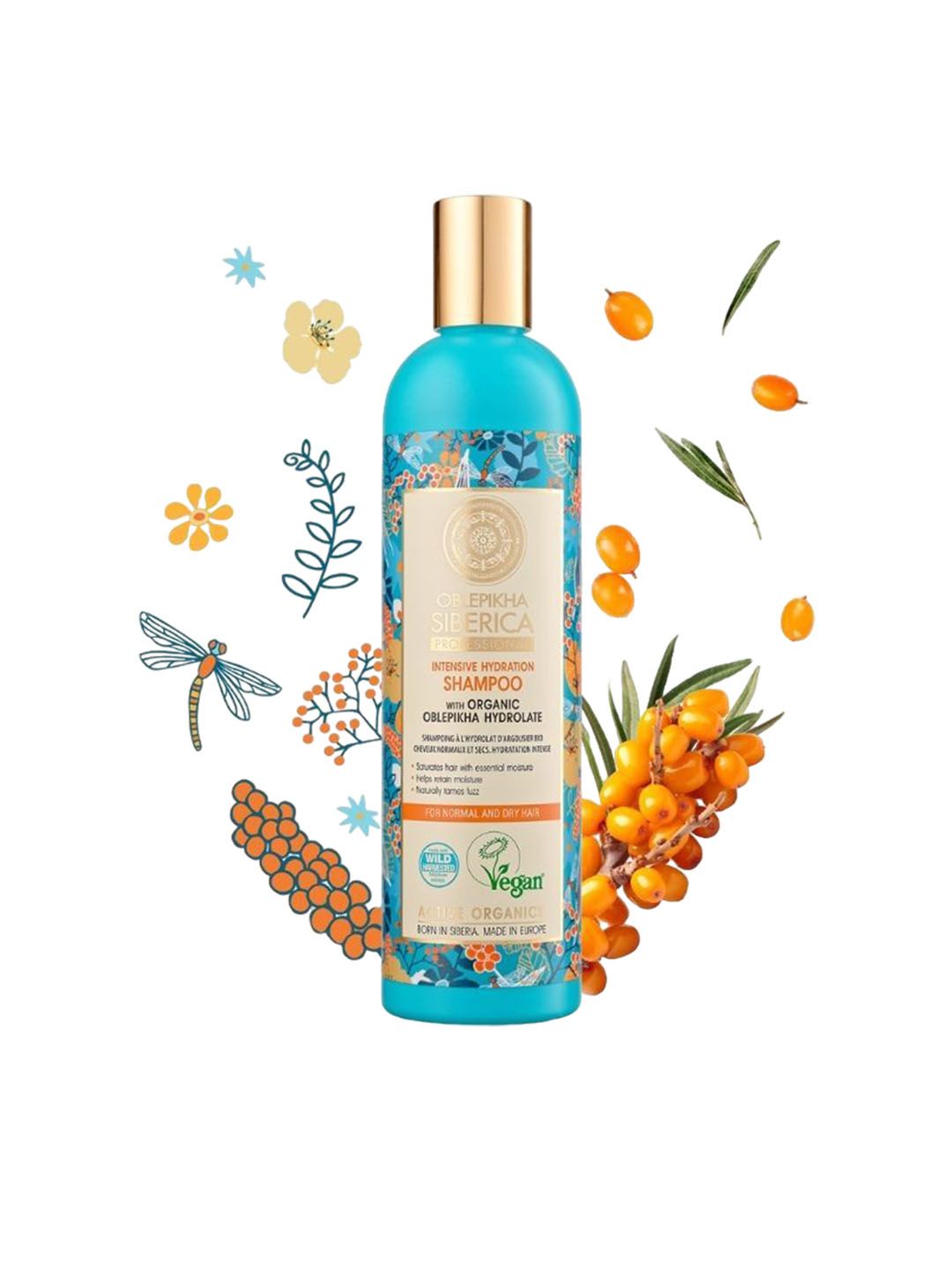 Natura Siberica Shampoo With Organic Oblepikha Hydrolate 400 ml