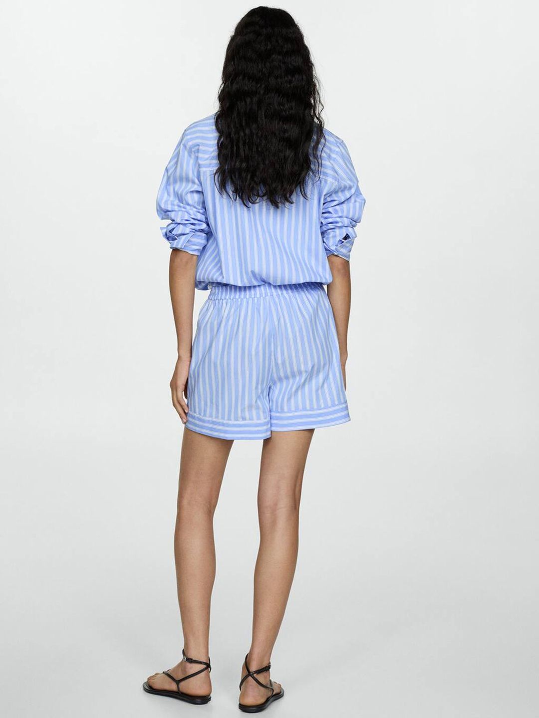 Striped Pure Cotton Shorts