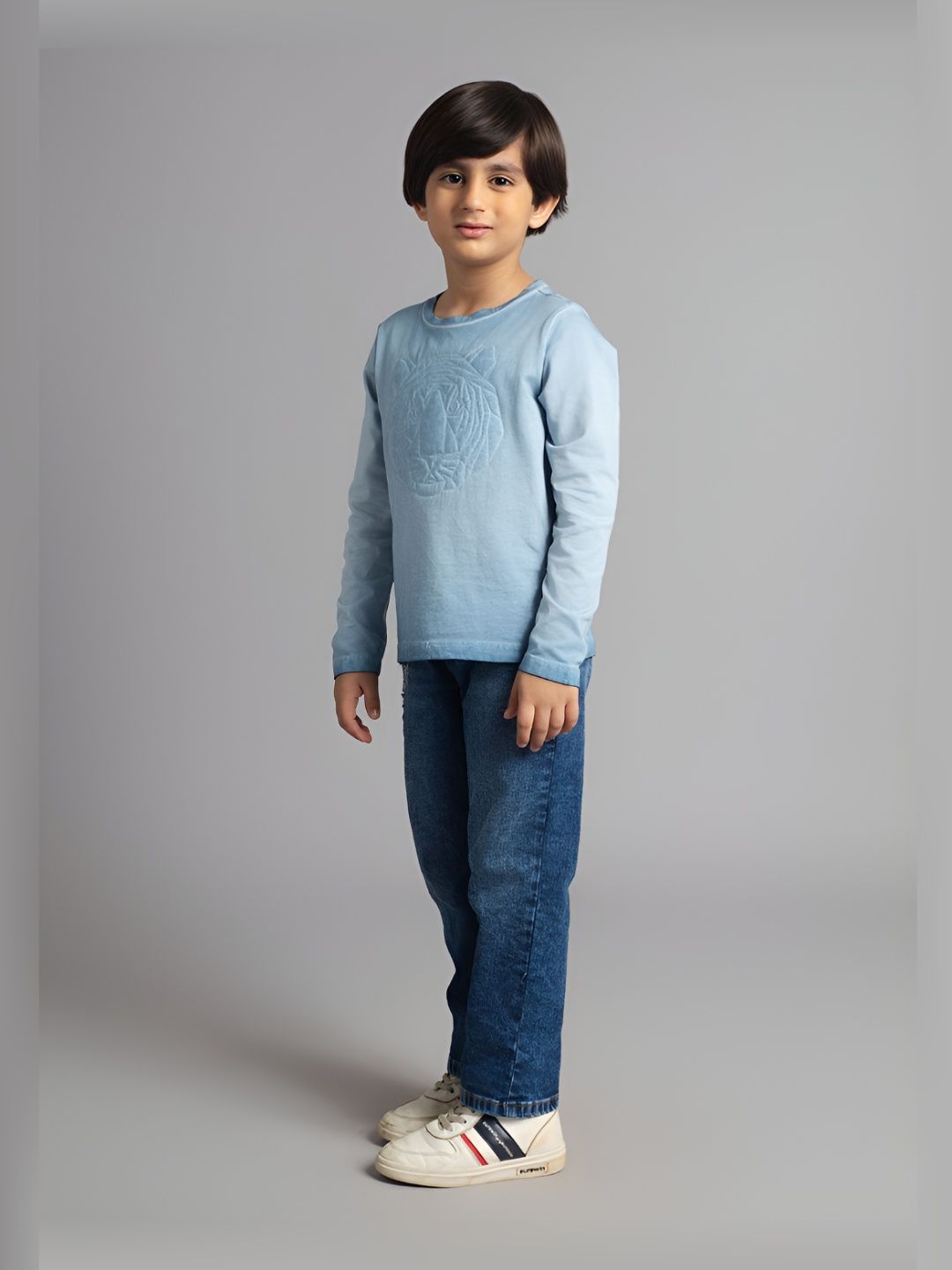 Ed-a-Mamma Boys Bio Finish Graphic Printed Round Neck Cotton T-shirt