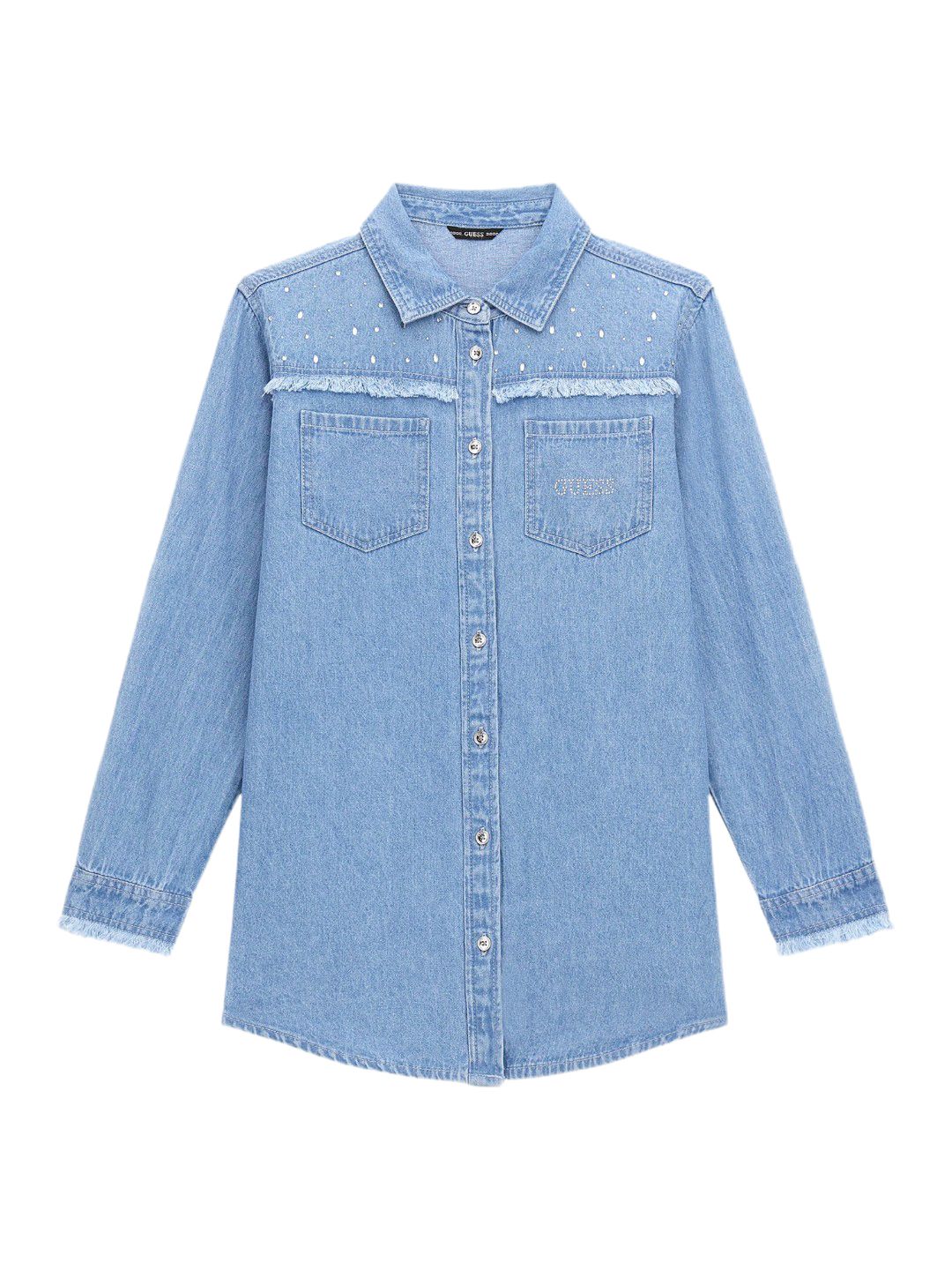 GUESS kids Girls Solid Shirt Style Top