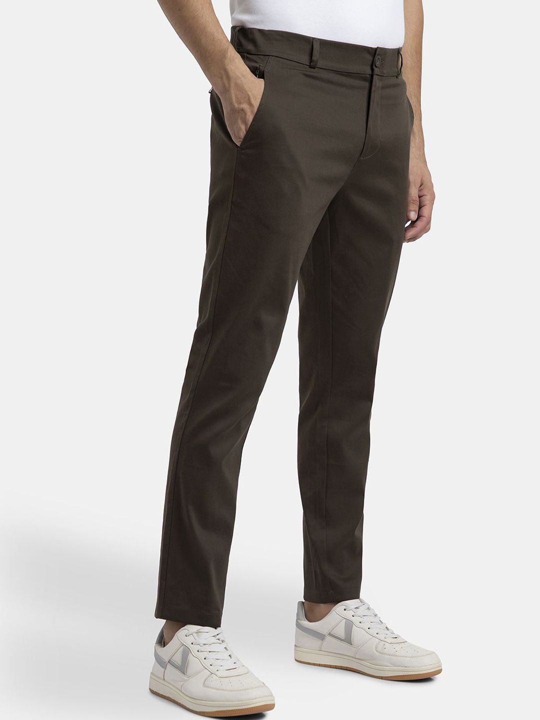 Buy Jockey Super Combed Cotton Rich Woven Fabric Slim Fit All Day