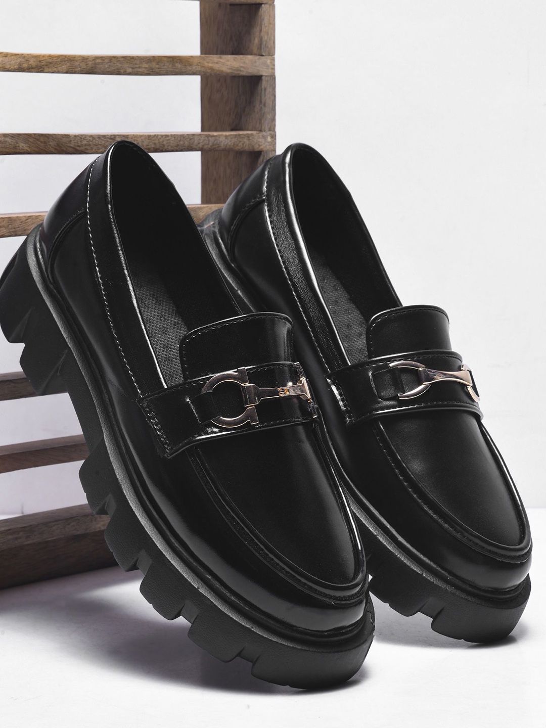 Try Me Women Patent Leather Loafers