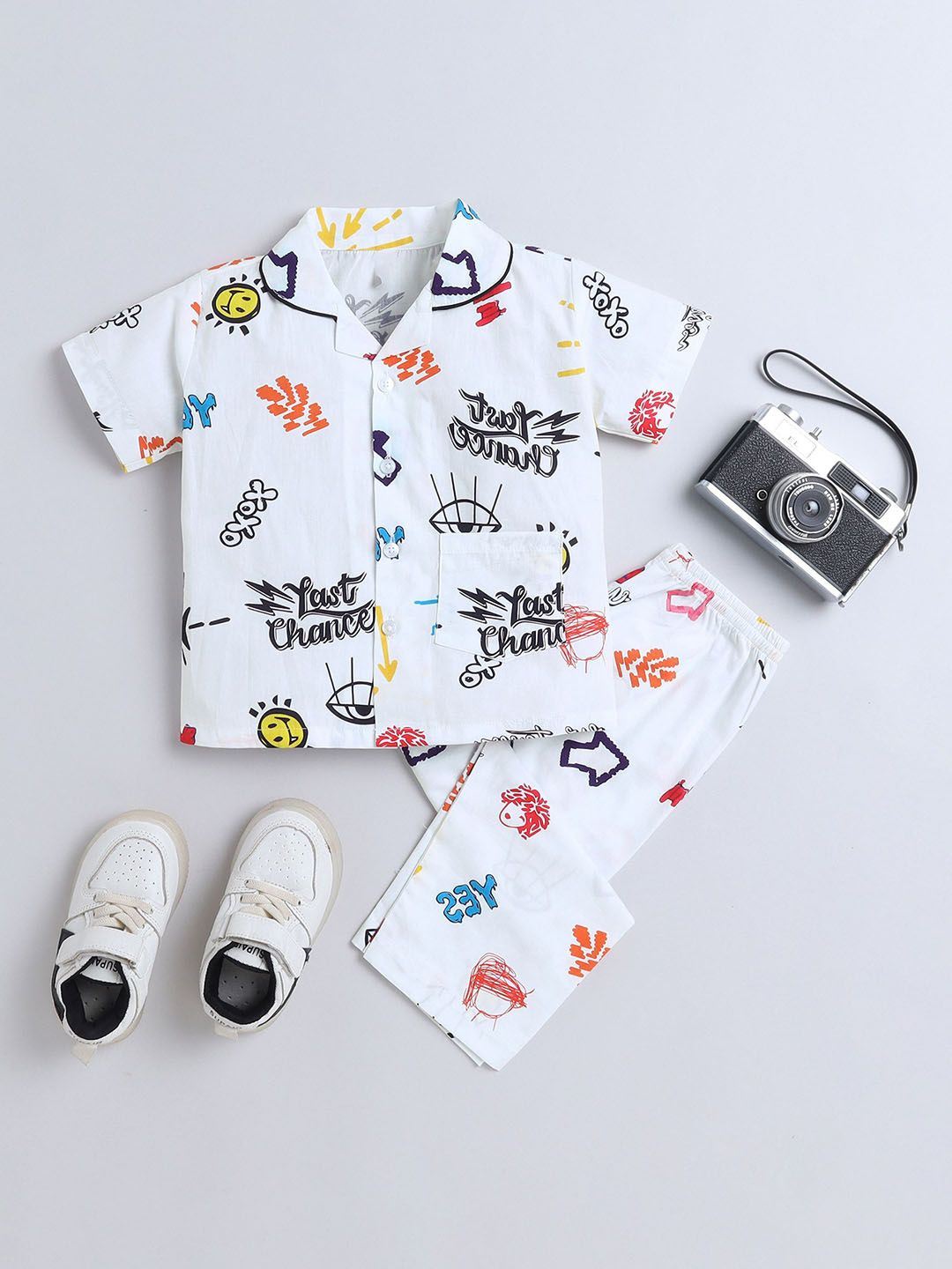 The Magic Wand Boys Printed Night suit