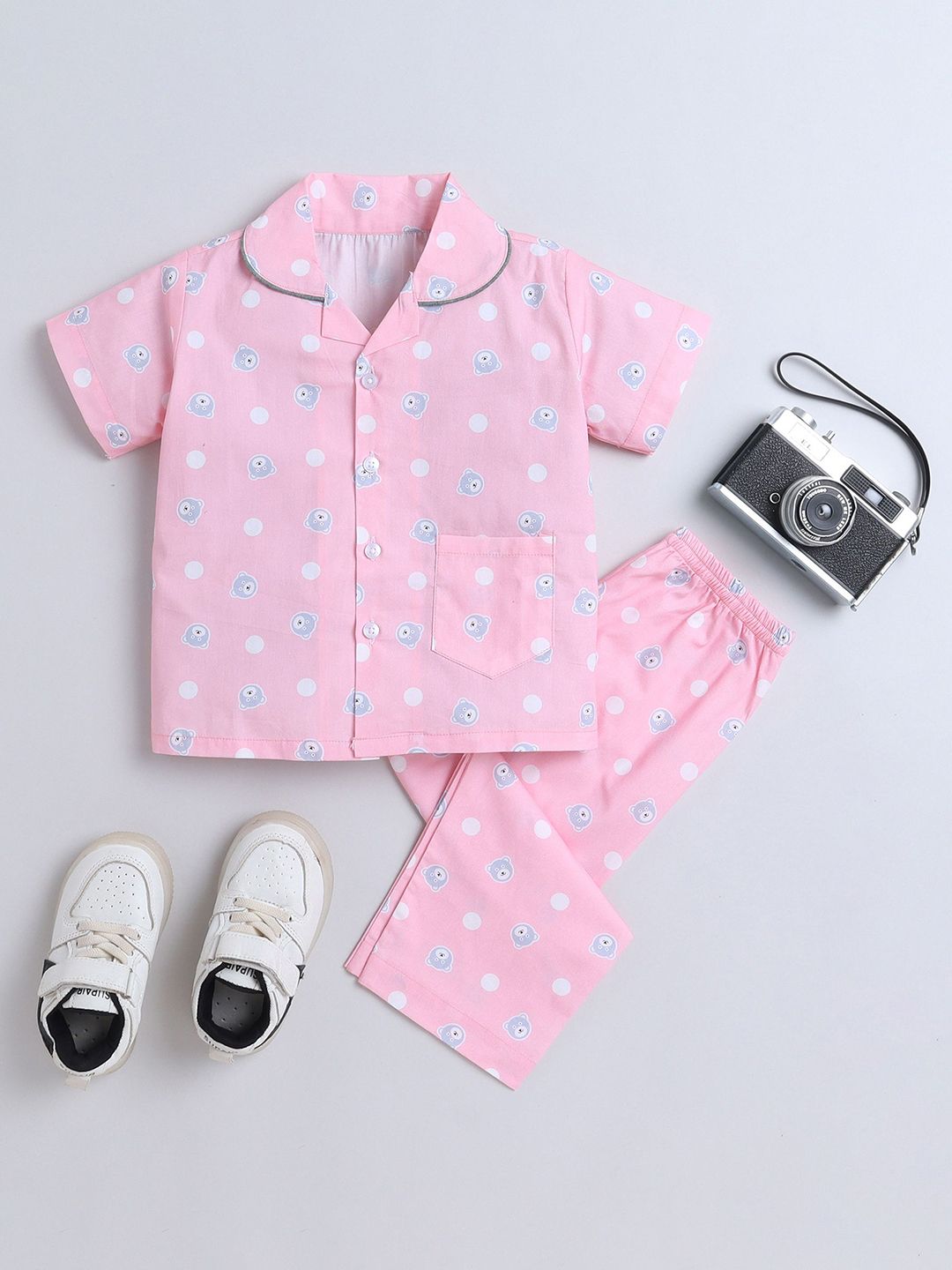 The Magic Wand Girls Printed Night suit