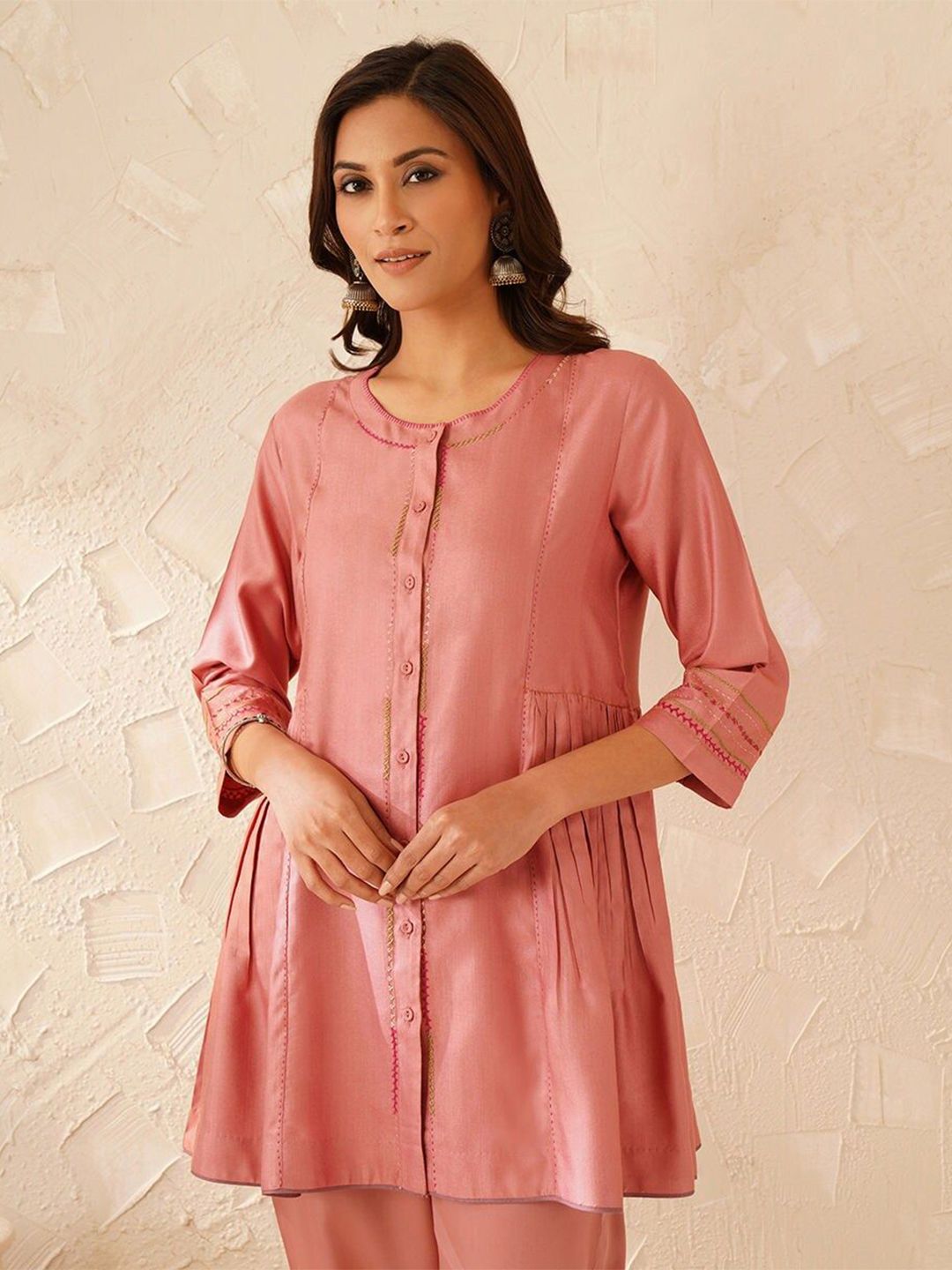 JAYPORE Women Embroidered Tunic