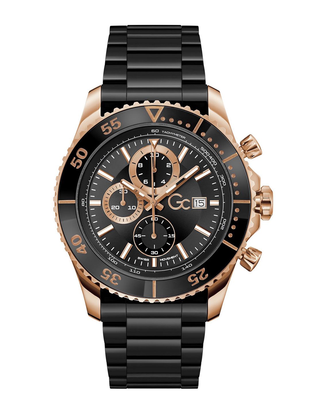Buy Guess Collection Round 44mm Blue Dial Analog Men Watch
