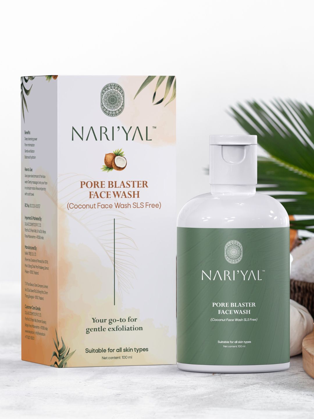 NARIYAL Pore Blaster Face Wash with Coconut -100ml