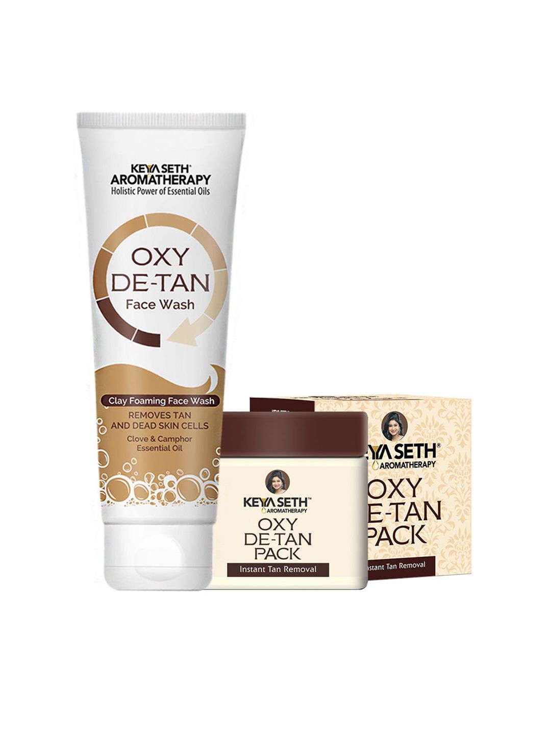 KEYA SETH Aromatherapy Oxy De Tan Face Wash & Face Pack