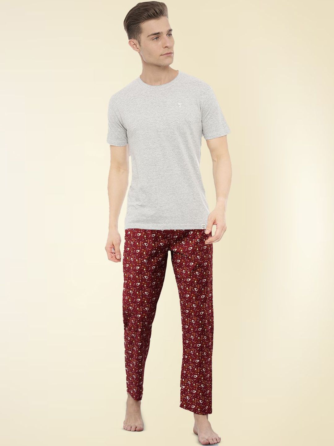 Joven Men Pure Cotton Night Suit