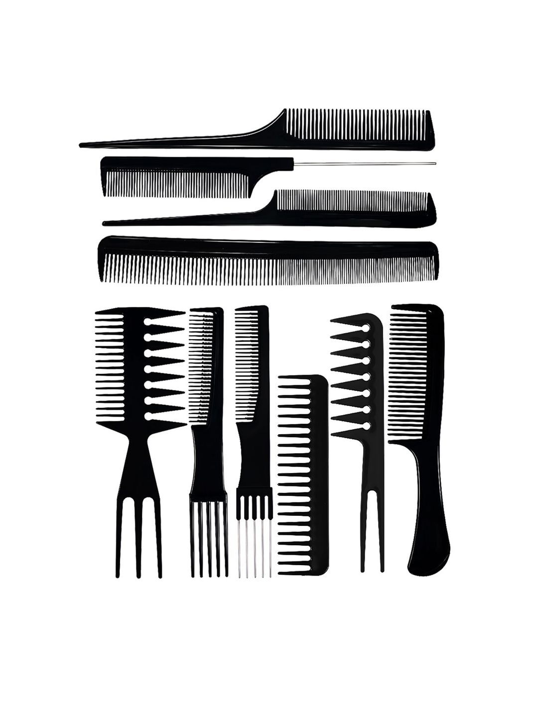 MATRA Set Of 10 Professional Hair Comb