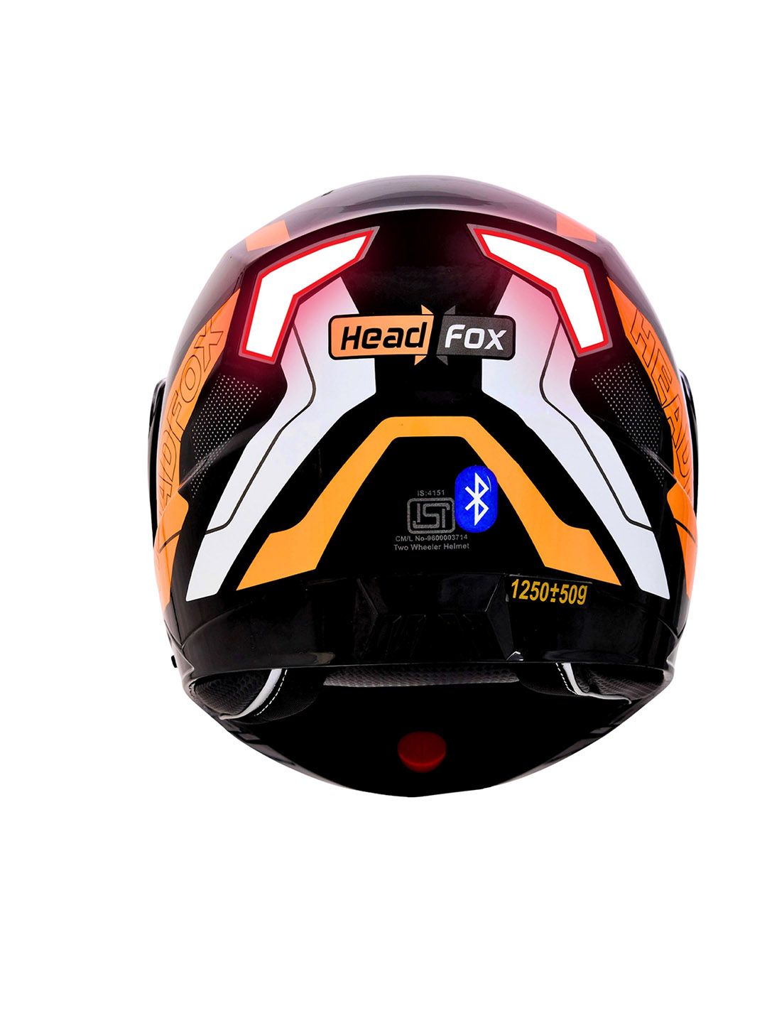 HEADFOX N2 Matt Air 7 Smart Bluetooth Calls Music GPS & Voice Asst. Road DV Helmet