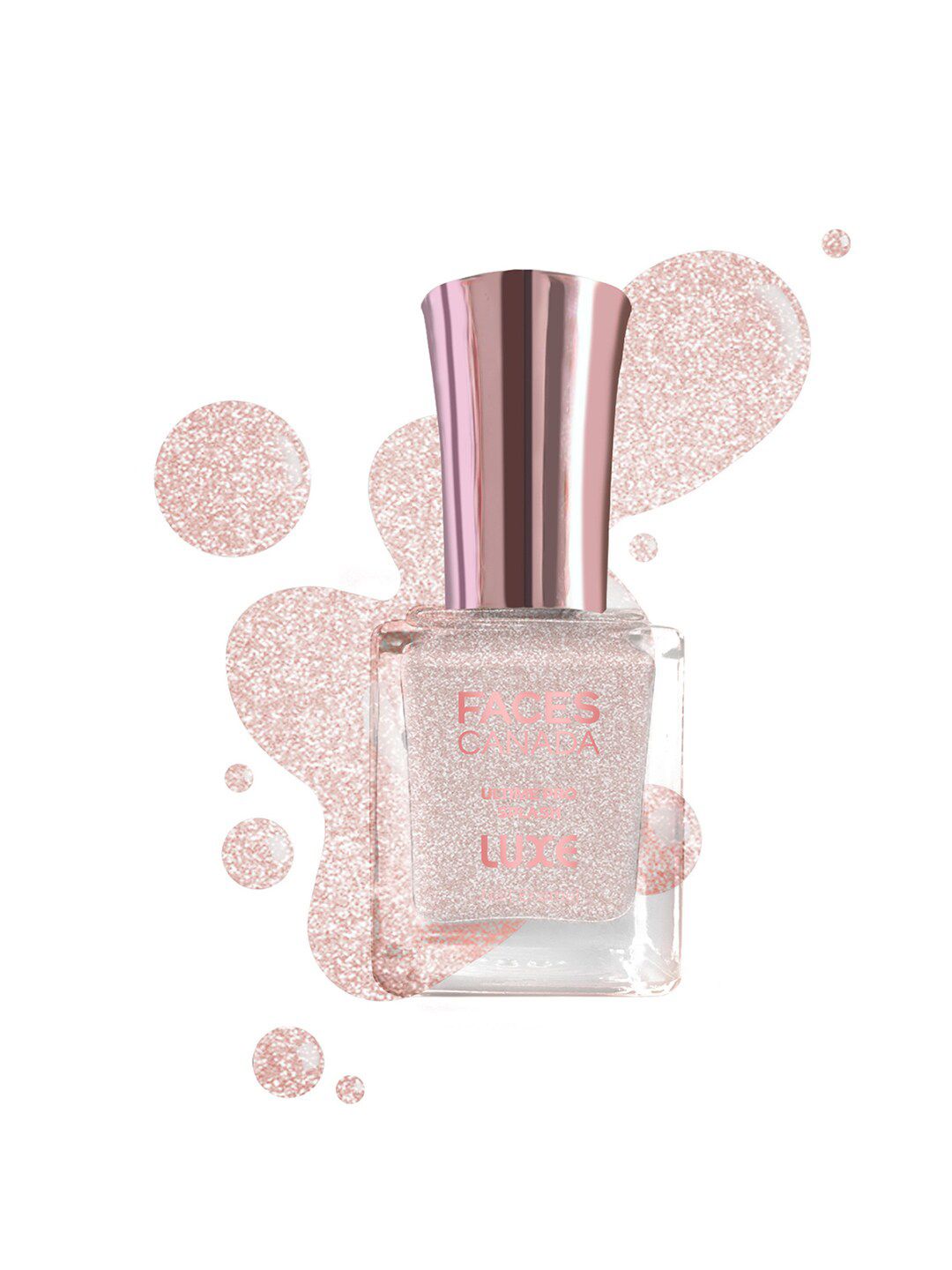 FACES CANADA Ultime Pro Splash Luxe Quick-Dry Nail Enamel 12ml - Rose Gold L19