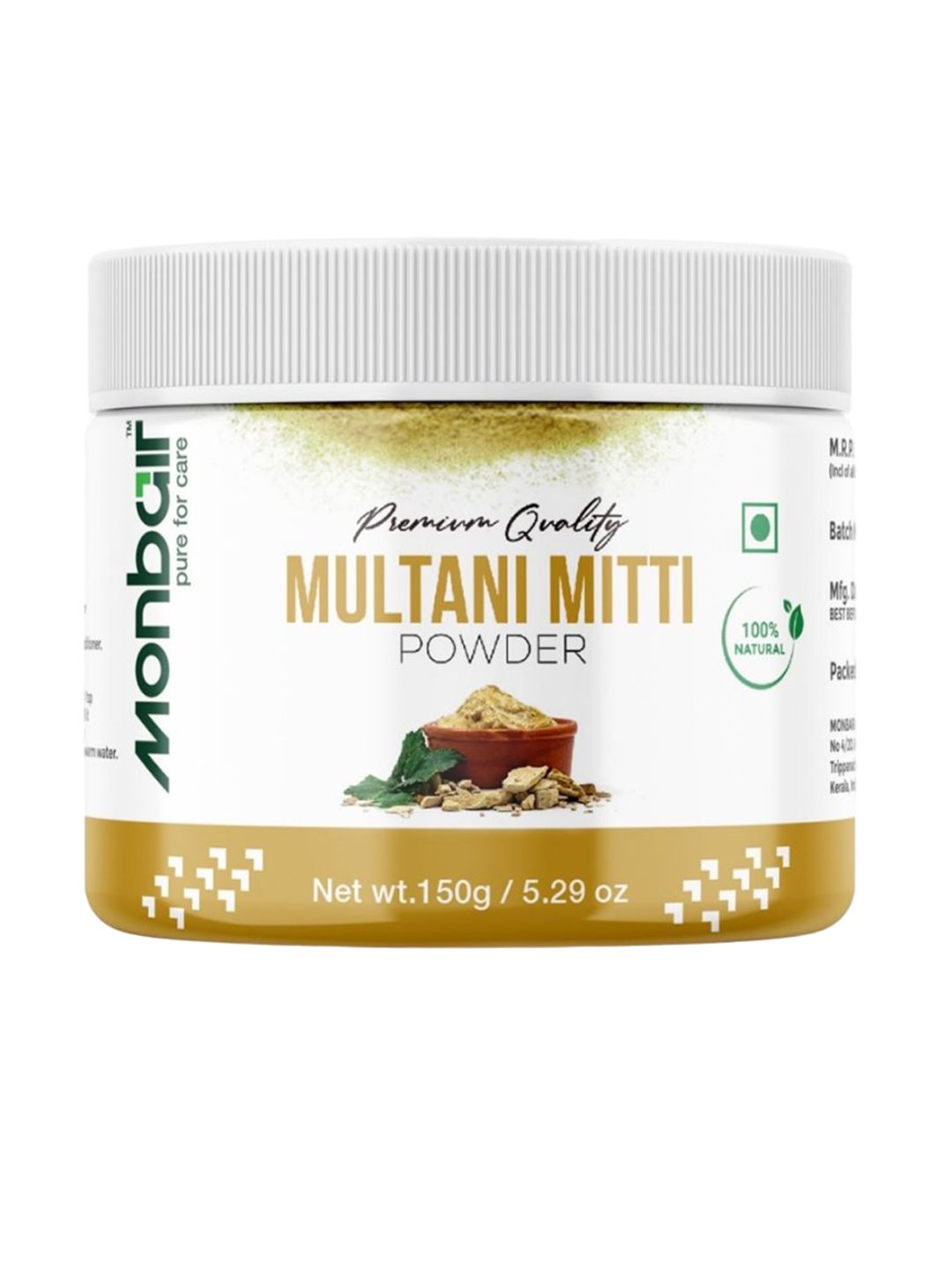 MONBAIR Multani Mitti Powder- 150 g