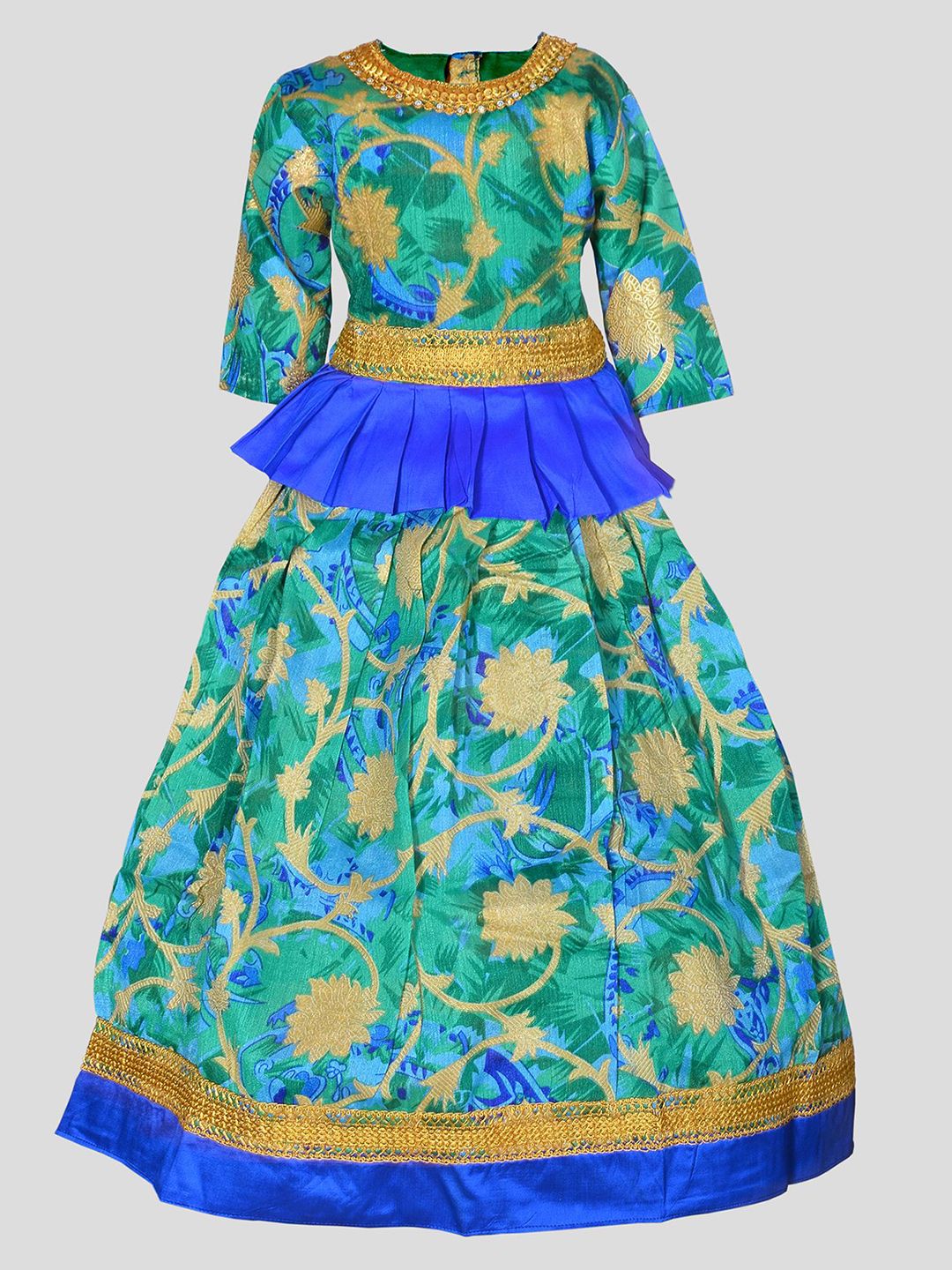 BAESD Girls Embellished Sequinned Ready to Wear Lehenga &