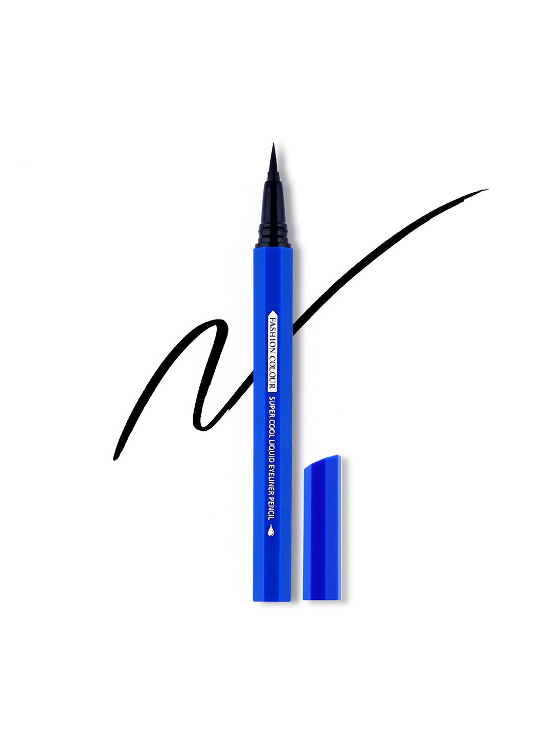Fashion Colour Super Cool Liquid Eyeliner Pencil - 5 ml - Black