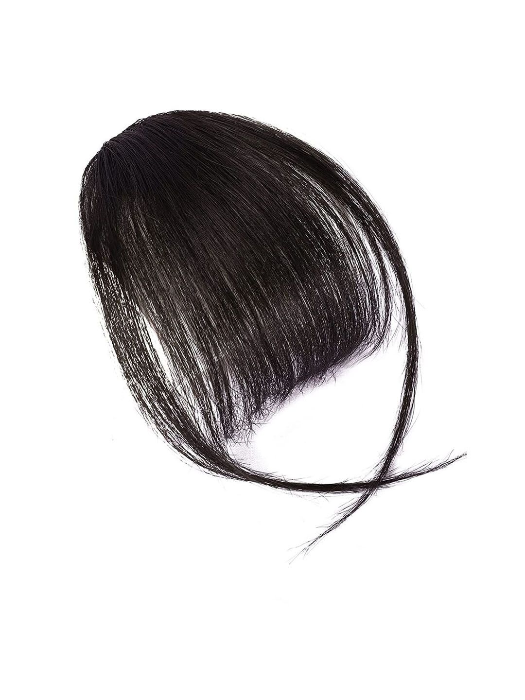 D-Divine Natural Looking Wispy Fringe Hair Extension Bangs - Brown