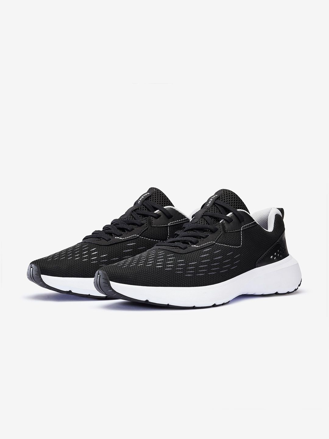 Decathlon Kalenji - Men Black Jogflow100 Superior Grip Cushioned Running Shoes