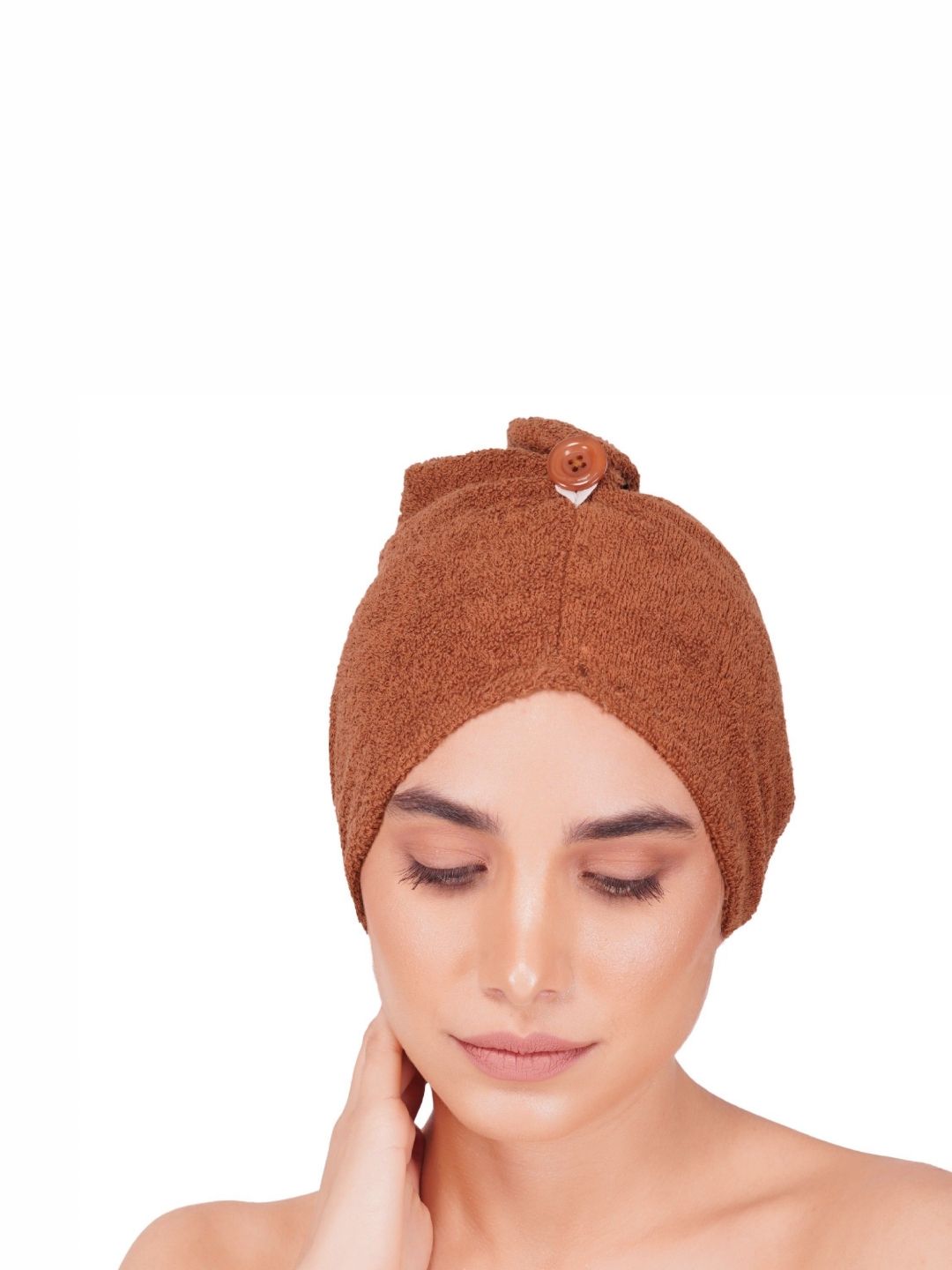RANGOLI Brown Cotton 400 GSM Bath Towel
