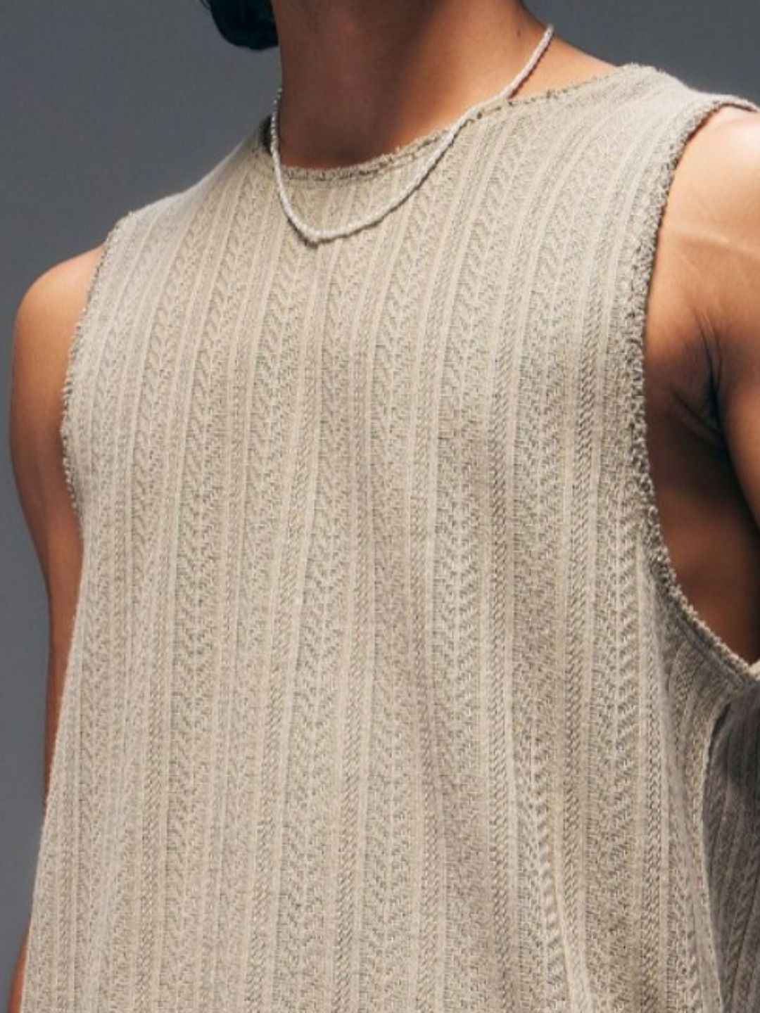 Buy Flying Machine Men Orry X Open Knit Vest - Tshirts for Men