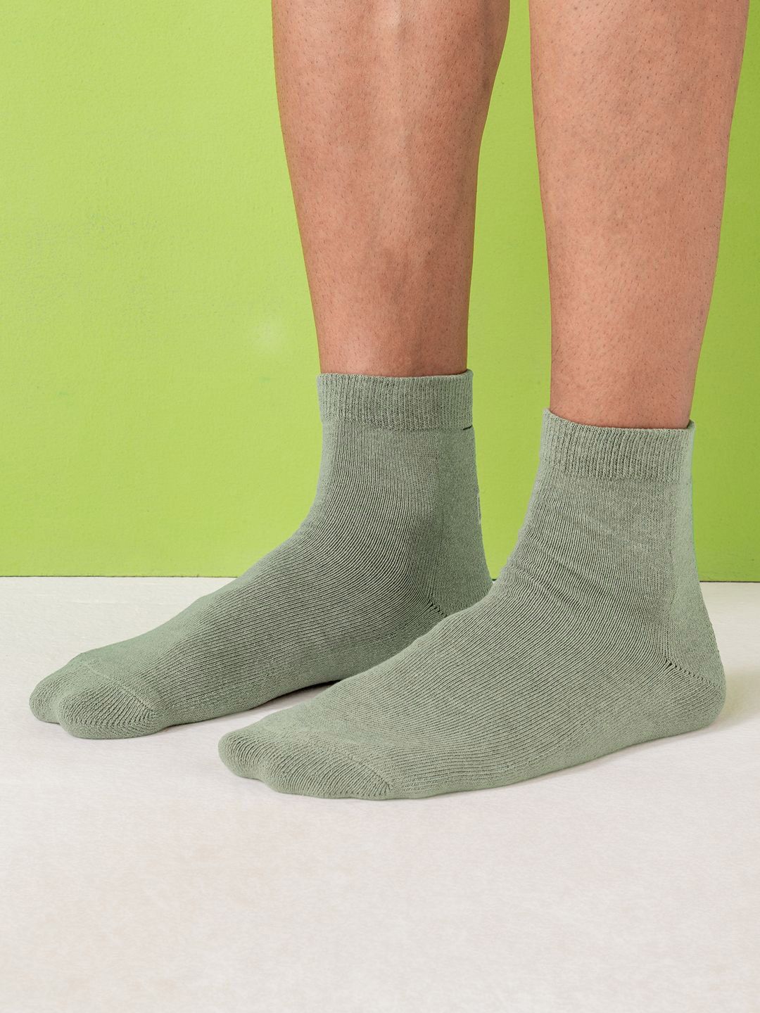 DAMENSCH Men Aloe-Soft Cotton Ankle-Length Socks