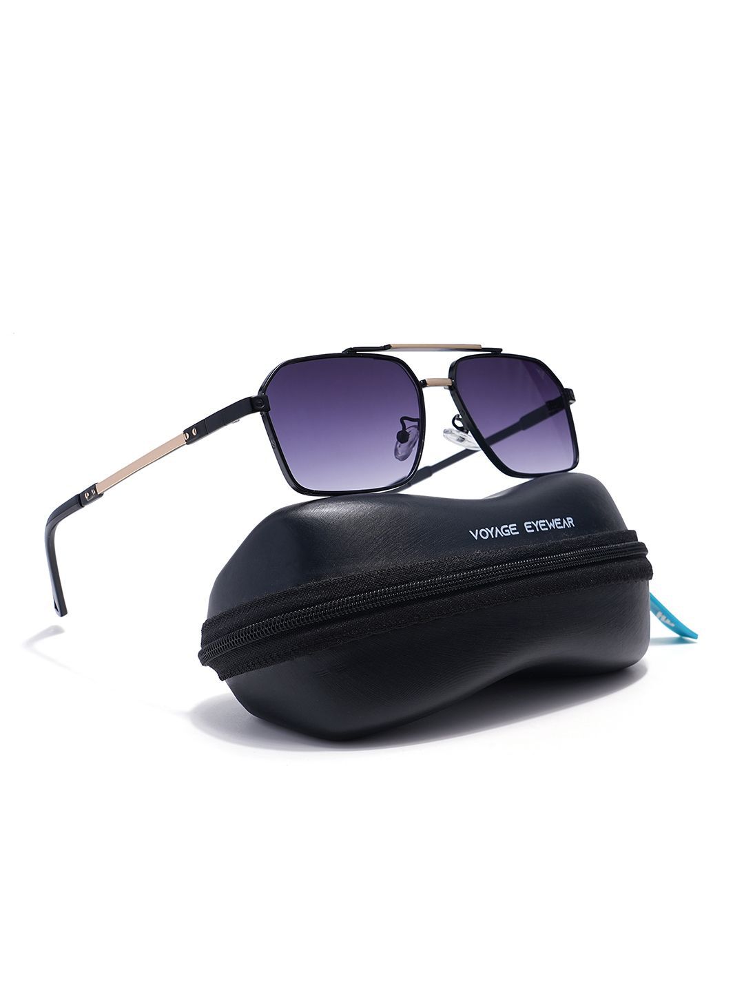 Voyage Adults Wayfarer Sunglasses with UV Protected Lens 2536MG5799-Black
