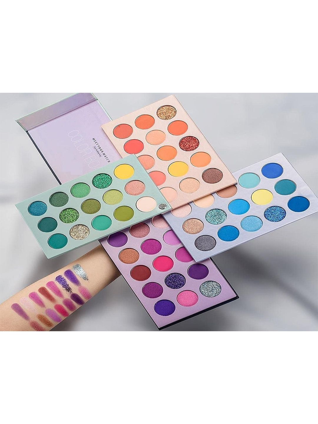 Rsentera Professional 60 Colors Eyeshadow Palette  - 100 g - Beauty Glazed