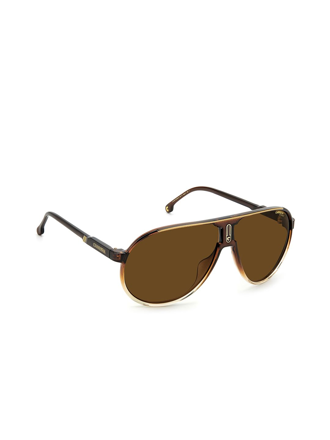 Carrera Unisex Other Sunglasses with UV Protected Lens 2045840MY6270-BROWN SHADED BEIGE